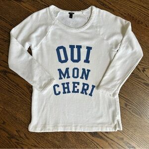 Oui Mon Cheri Graphic sweatshirt